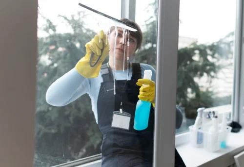 Nettoyage de vitres intérieures et extérieures à la Celle-sous-Gouzon